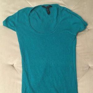 Bcbg maxazria 15%cashmere top stretch Medium Blue